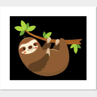 Sloth Gift Posters and Art